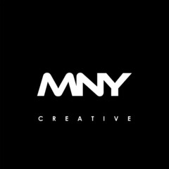 MNY Letter Initial Logo Design Template Vector Illustration