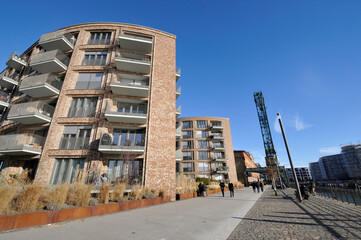 wohnhäuser am zollhafen mainz