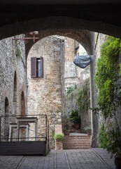 Obraz premium Vicolo di San Gimignano