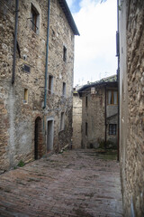 Fototapeta na wymiar Vicolo di San Gimignano