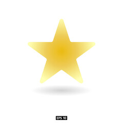 Obraz premium Star symbols isolated on white background. Vector Illustration EPS 10