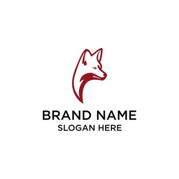 Wolf Fox Head Logo Design Inspiration