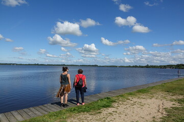 Fototapeta premium Spaziergang am Bederkesaer See
