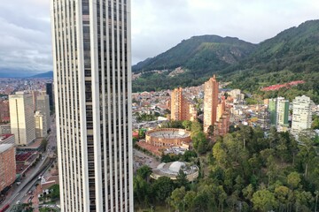 Bogotá D.C., Colombia, aereal view
