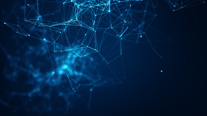 Technology network concept.