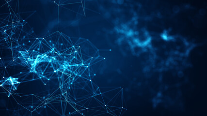 Technology network concept.