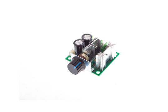 pwm PWM Motor Speed Controller on white background