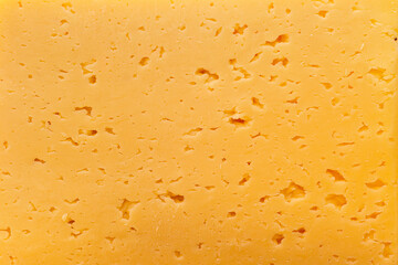 smooth cut of natural cheese for background