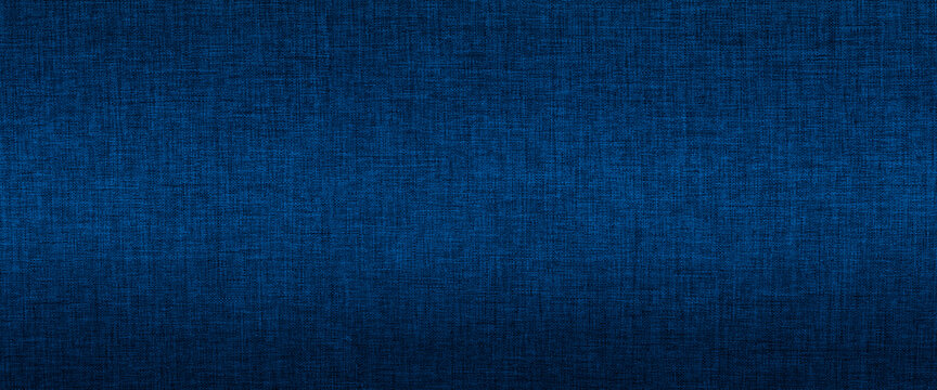 Premium Photo  Blue linen cloth as background natural fabric texture