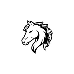 Fototapeta na wymiar Vector mascot, cartoon of horse, Vector illustration icons and logo design elements - horse vector