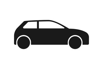 Fototapeta premium Car vector icon, isolated. Black Car vector icon. Automobile. Vector illustration