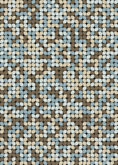 Abstract Geometric Pattern generative computational art illustration