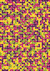 Abstract Geometric Pattern generative computational art illustration