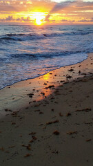 dawn over the Atlantic Ocean