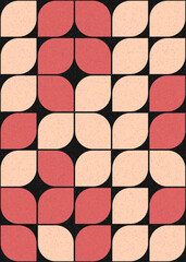 Abstract Geometric Pattern generative computational art illustration