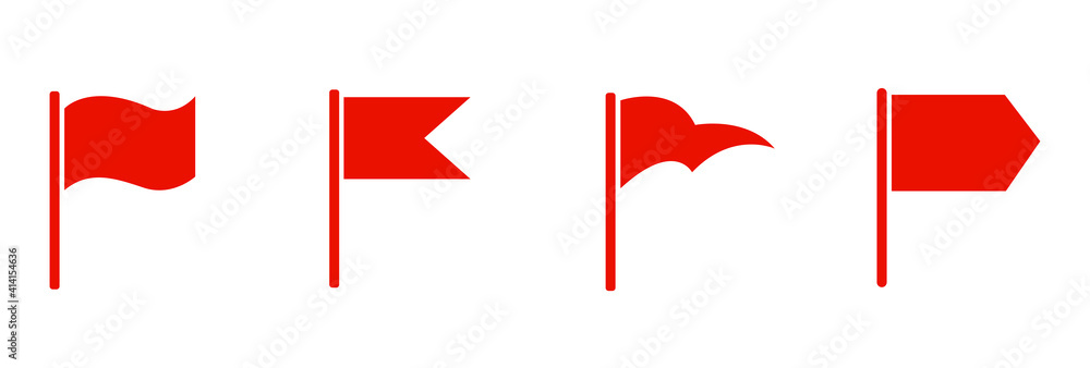 Poster different flag icons set. set of vector flags. waving flag icons for banners, presentations, web pag