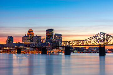 Louisville, Kentucky, USA Skyline on the River