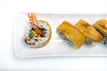 grilled salmon with rice
Sushi