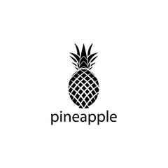 Pineapple fruit vector logo illustration icon design clip art