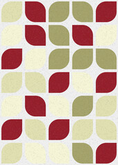 Abstract Geometric Pattern generative computational art illustration