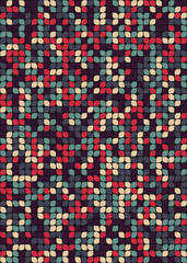 Abstract Geometric Pattern generative computational art illustration