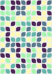 Abstract Geometric Pattern generative computational art illustration