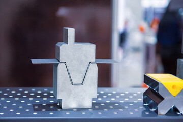 Tool for bending sheet metal. Punching and shaping tool of coordinate punch presses