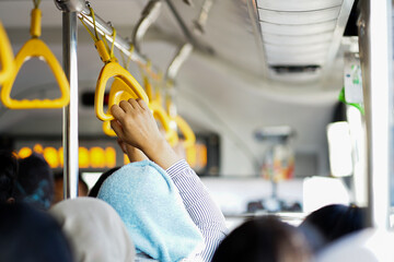 Passenger in the bus