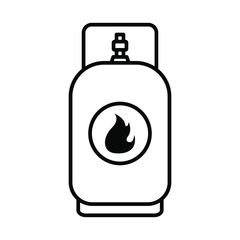 gas cylinders icon. Propane Gas Tank icon. vector illustration