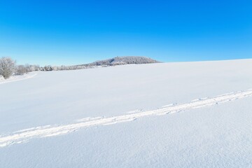 Fototapeta na wymiar Winter im Erzgebirge