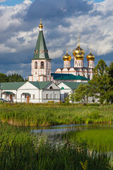Ensemble of Valday Iversky Monastery - oldest stone Russian Orthodox monastery,  Novgorod Oblast, Russia