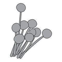 Hand drawn mushroom illustration. Vector autumn forest plants sketches. Perfect for recipe, menu, label, icon. Botanical set of mushrooms outlines