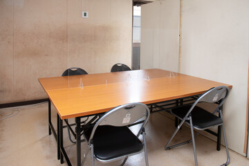 飛沫防止対策のアクリル板　新型コロナウィルス感染対策	