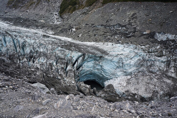 Fox Glacier in Westland Tai Poutini National Park on the West Coast of New Zelands South island