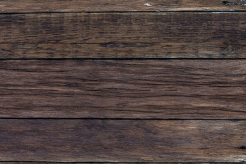 Fototapeta premium Old boards of brown color, made old in natural way by close up.