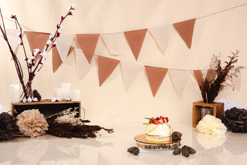 Set fotografico un año pastel 