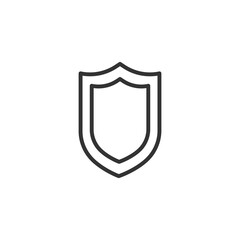 Protection icon. Universal interface element. Shield sign and symbol. Vector.