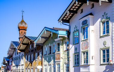 famous old town of Bad Tolz - Bavaria