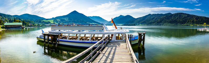Schliersee lake in bavaria