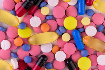 
Background from different tablets. Top view.