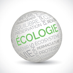 French ecology theme sphere
