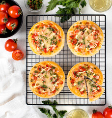 pizza with vegetables