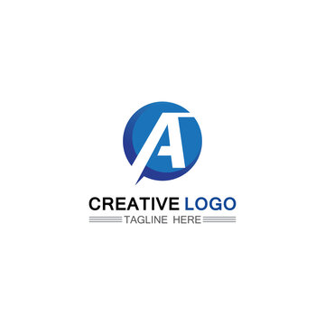 A Letter Logo Template business logo and corporate identity