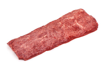 Beef tenderloin, isolated on white background