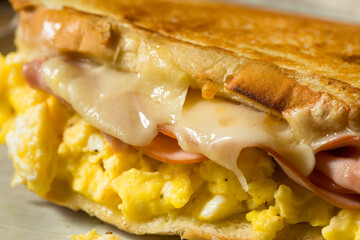 Ham Egg and Cheese Sandwich