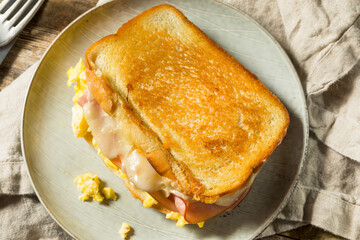 Ham Egg and Cheese Sandwich