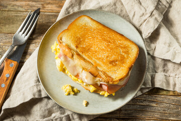 Ham Egg and Cheese Sandwich