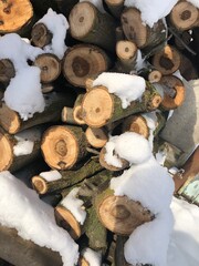 Сложенные дрова