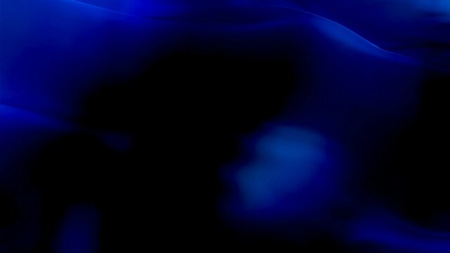 Silk Flag Animation of Dark Navy Blue color gradient background video waving in wind. Realistic Navy Blue Flag background. Blue Cobalt color Flag Looping Closeup 1080p Full HD footage.power Blue Cobal