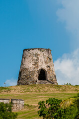 Ruins of Rust Op Twist Sugar Mill plantation, St. Croix, US Virgin Islands.